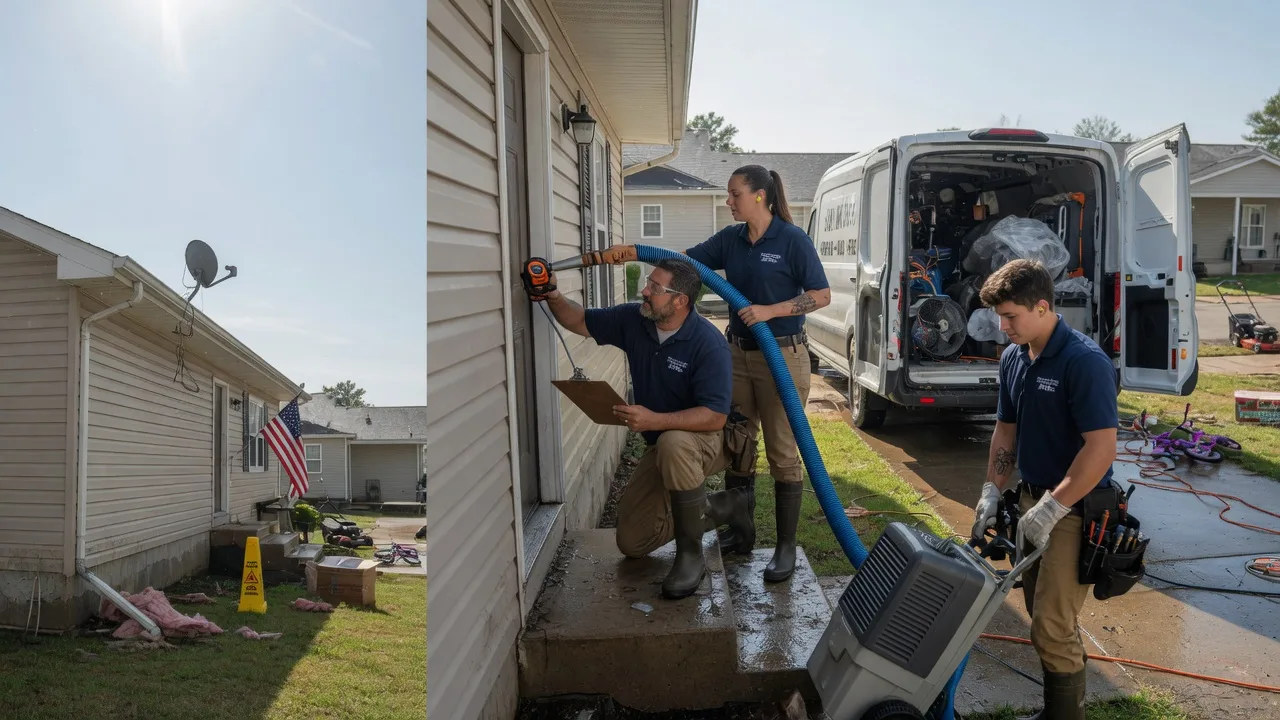Ceiling Water Damage Restoration in Winfield, IA near me